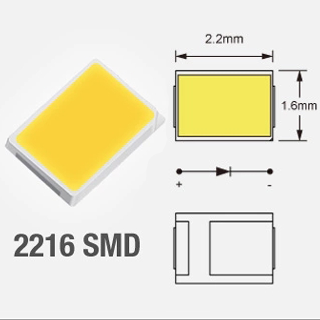 SMD 2216 Flexible LED Strip Light 24V with 16.4” 600LEDs 48W