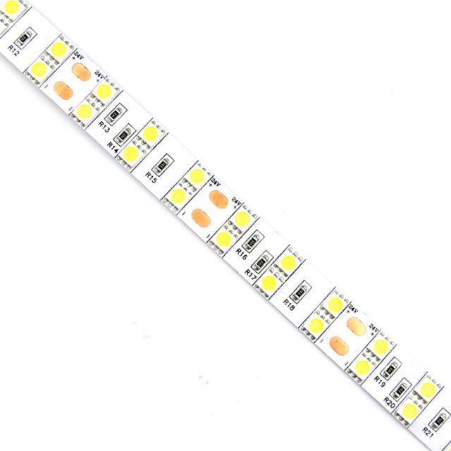 DC 24V 120LEDs/m SMD 5050 Double Row Flexible LED Strip Light