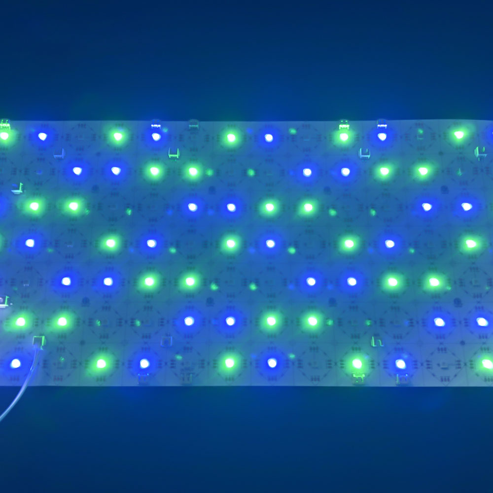  Digital Pixel WS2812B IC RGB 5V 105 diod LED/szt. Matryca nadająca się do krojenia Elastyczne arkusze świetlne LED 500*233mm