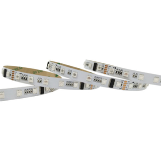 SMD5050 DMX512 UCS512 Externer IC DC12V 24V RGB Digital 60LEDs/m Adressierbare Pixel Programmierbare flexible LED-Lichtleiste