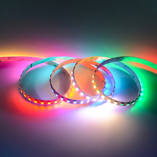 SMD5050 개별 DC5V 디지털 96leds/m 10mm PCB WS2813B SK6813 IC RGB 주소 지정 가능 픽셀 유연한 Led 스트립 빛