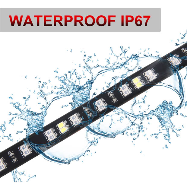 60  'Dubbele rij waterdichte LED Flexibele striptruck Tailgate Light voor trailer, SUV en sleepvoertuig