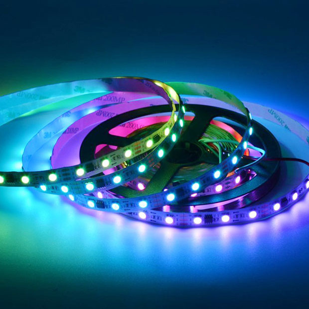 WS2811 UCS1903 DC 12V RGB digitální flexibilní LED páskové světlo