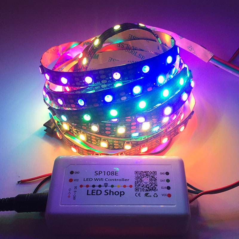 Controller LED WiFi SP108E per il colore dei sogni digitali indirizzabili Digital RGB LED LIGHT