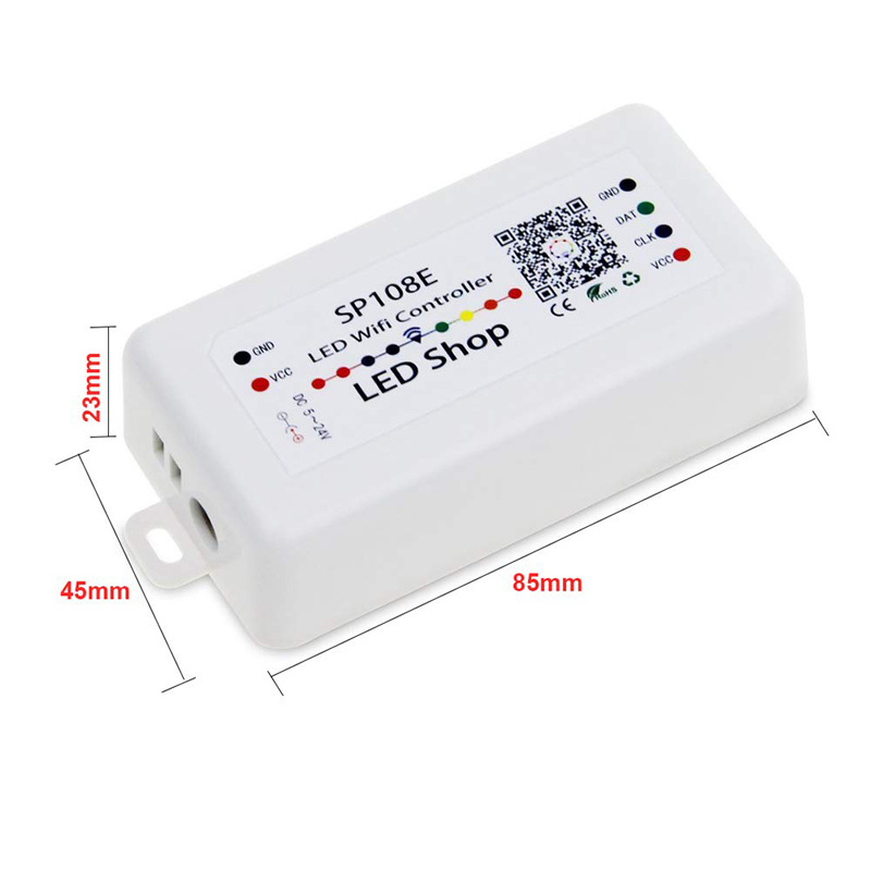 Controller LED WiFi SP108E per il colore dei sogni digitali indirizzabili Digital RGB LED LIGHT