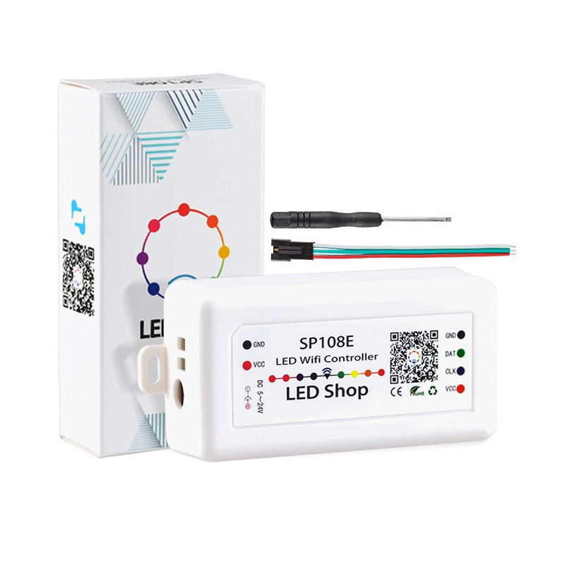 Controller LED WiFi SP108E per il colore dei sogni digitali indirizzabili Digital RGB LED LIGHT