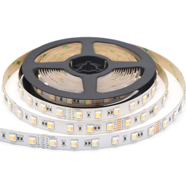 5in1 SMD 5050 RGB+CCT 60LEDs/m Flexible RGBW+WW LED Strip Lights