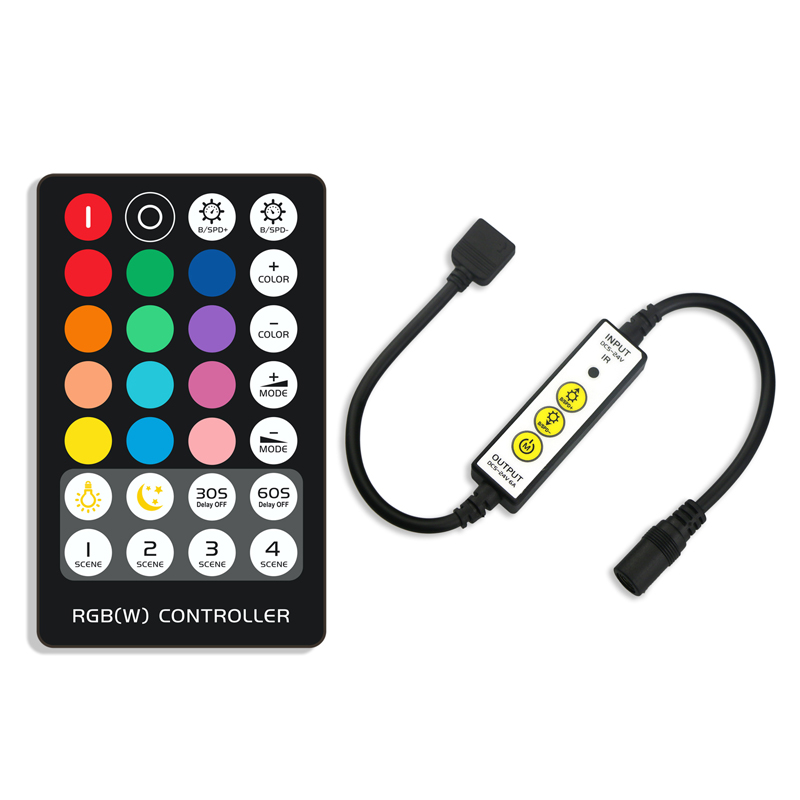 IR Remote Controller for Dimming RGB RGBW CCT Flexible LED Strip
