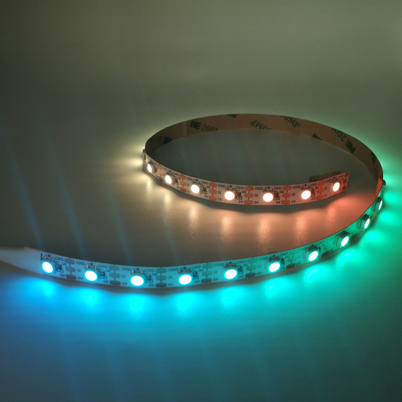 Individual Control 60LEDs/m WS2812B Magic RGB LED Strip Lights